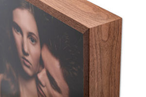 Artist Flore Zoé Fine Art Photographer Series Ants - Love is the Reason 3D Artwork Handmade Walnut Wooden Frame Close Up